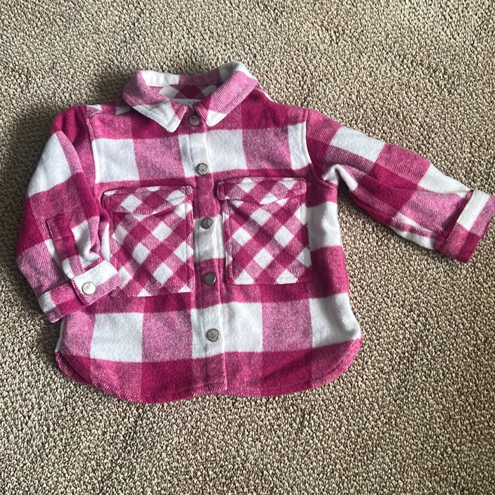 Girls Zara Shirt Jacket